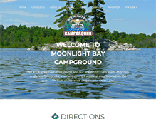 Tablet Screenshot of moonlightbaycamping.com